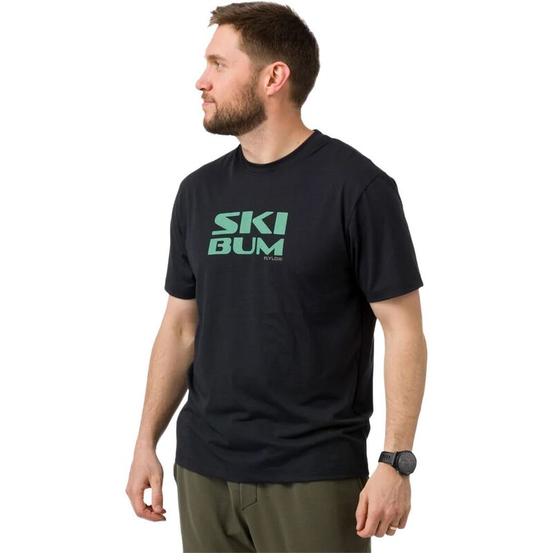 フライロー メンズ トップス Tシャツ Flylow Ski Bum T-Shirt - Men's Black ブラック
