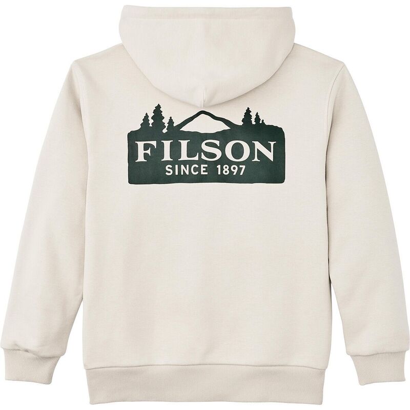 フィルソン メンズ アウター パーカー・スウェット パーカー グラフィック Filson Prospector Graphic Hoodie - Men\u0027s Cliff Grey/Scenic 薄墨色