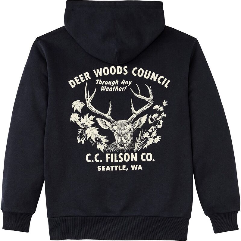 フィルソン メンズ アウター パーカー・スウェット パーカー グラフィック Filson Prospector Graphic Hoodie - Men\u0027s Night Sky Black 黒いこと
