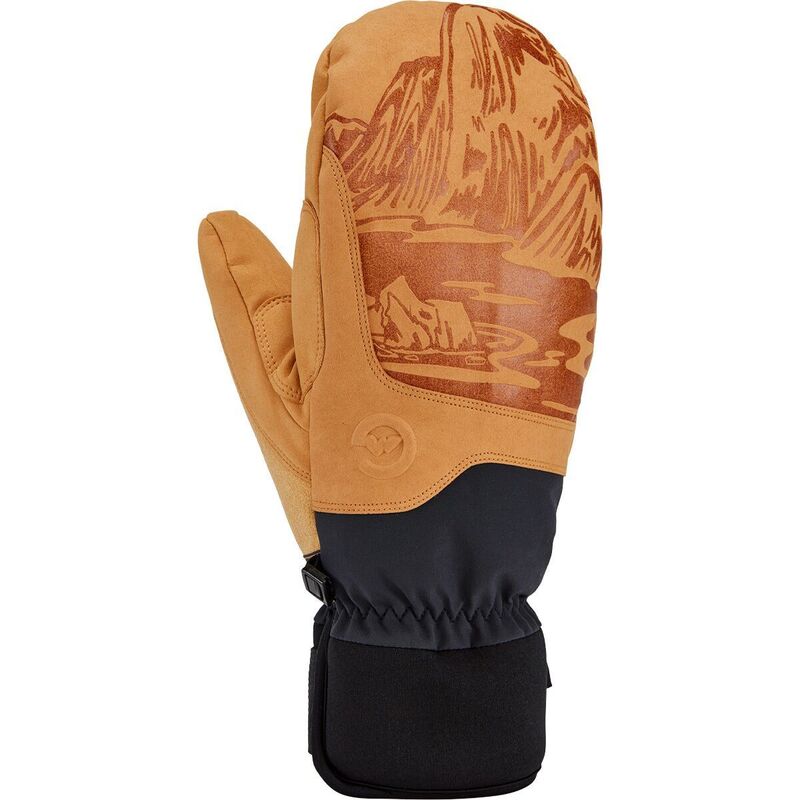 ゴルディーニ メンズ アクセサリー 手袋 Gordini MTN Crew Artist Mitten - Men's Tan Black Mountain ブラック