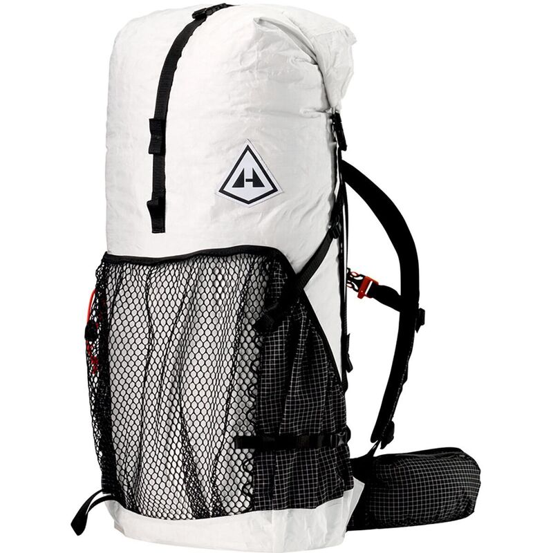 ハイパーライトマウンテンギア メンズ 御徒面子 うしろ側容器に並べる・背嚢 Hyperlite Mountain Gear Junction 55L Backpack White 白いこと