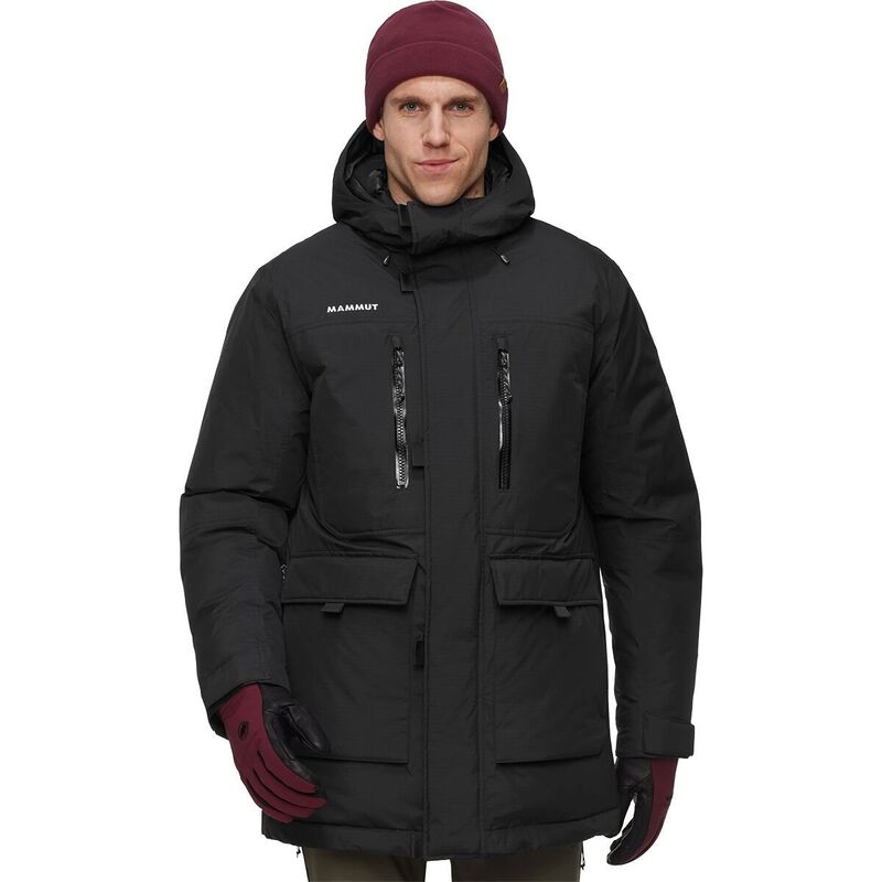 マムート メンズ アウター ジャケット・ブルゾン パーカー Mammut Arctic IN Hooded Parka - Men's Black ブラック