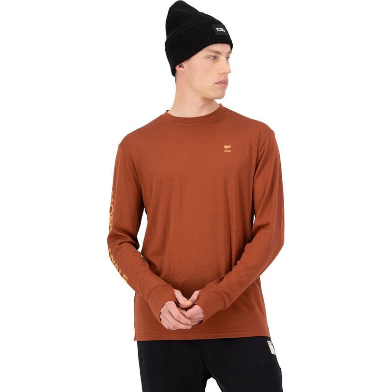 モンスロイヤル メンズ トップス シャツ 長袖 Mons Royale Yotei Classic Long-Sleeve Shirt - Men's Sienna