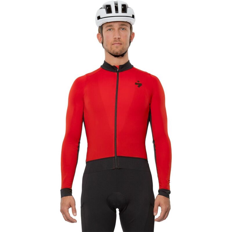 スイートプロテクション メンズ トップス Tシャツ ジャージー 長袖 Sweet Protection Crossfire Hybrid Long-Sleeve Jersey - Men's Lava Red レッド