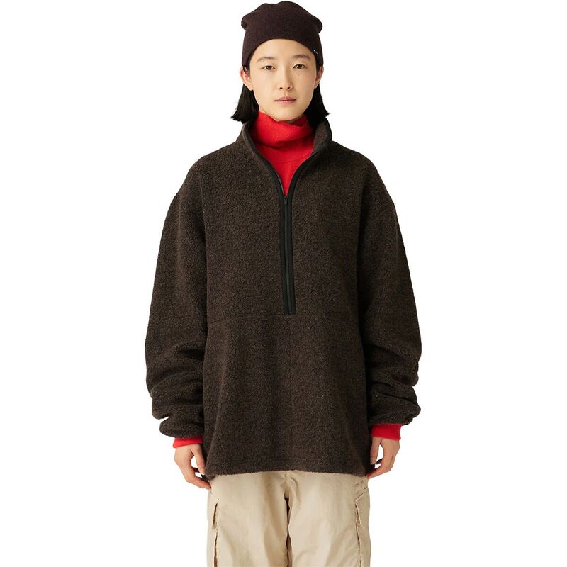 スノーピーク メンズ アウター ジャケット・ブルゾン ウール Snow Peak Recycled Wool Boa Pullover Dark Brown ブラウン 44,880円