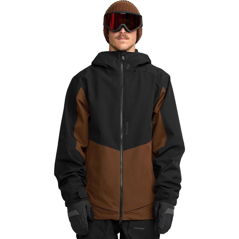 ボルコム メンズ アウター ジャケット・ブルゾン ジャケット Volcom Brighton Full-Zip Jacket - Men Brown ブラウン