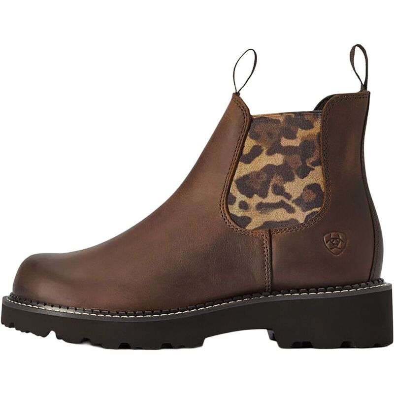 アリアト レディース シューズ ブーツ・レインブーツ チェルシー ブーツ Ariat Fatbaby Chelsea Cozy Western Boot - Women's Distressed Brown ブラウン｜ReVida 店