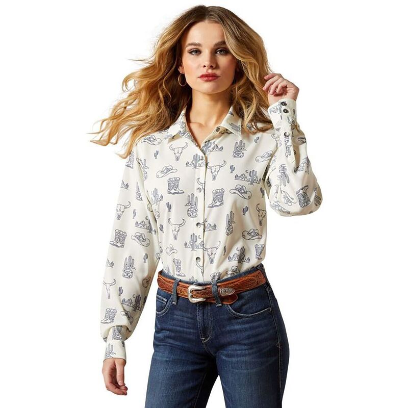 アリアト レディース トップス Tシャツ Ariat Homestyle Shirt - Women's Deserted Print