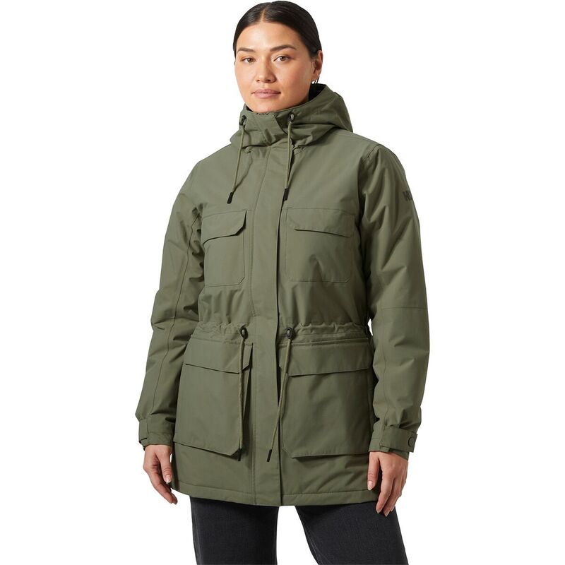 ヘリーハンセン レディース アウター ジャケット・ブルゾン パーカー キャップ ケープ Helly Hansen Escape Insulated Parka - Women's Lav Green グリーン