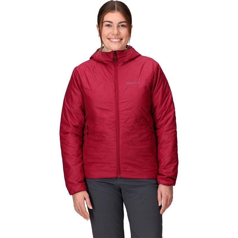 マーモット レディース アウター ジャケット・ブルゾン フーデッドジャケット ジャケット Marmot MonoQuilt Hooded Jacket - Women's Red Mulberry レッド|ReVida 店