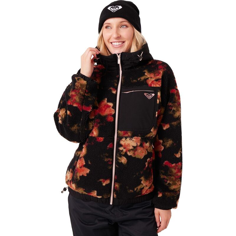 ロキシー レディース アウター 上衣・上衣 Roxy Everest Full-Zip Hooded Sherpa - Women\u0027s Rose Garden