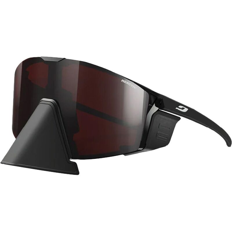 ジュルボ メンズ 付属品 サングラス・アイウェア 対照 Julbo Edge REACTIV 0-4 High Contrast Sunglasses Black/Black REACTIV 0-4 High Contrast 黒いこと