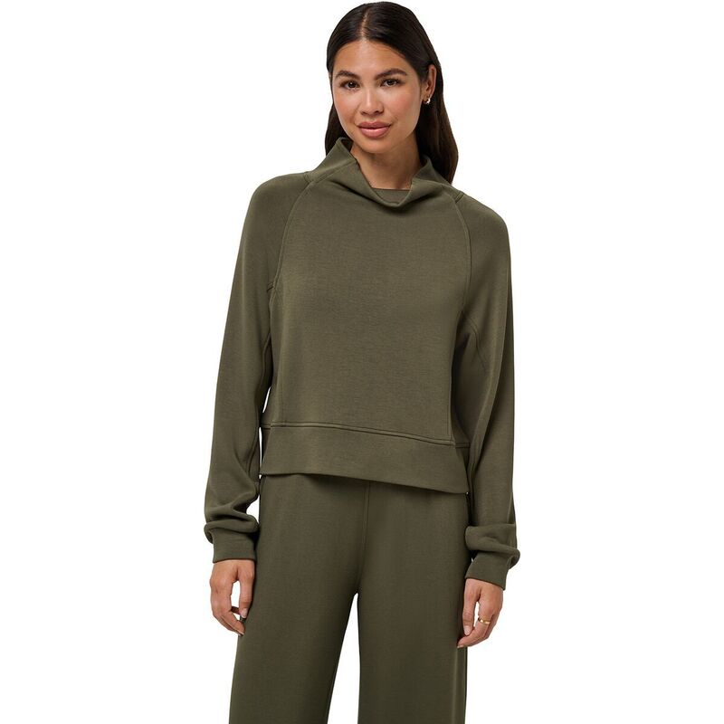 トラビスマヒュー レディース アウター パーカー・スウェット TravisMathew Skyloft Soft Funnel Pullover - Women's Grape Leaf グレープ|ReVida 店