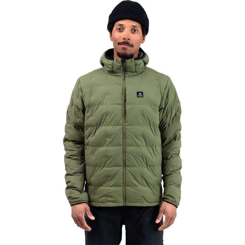 ジョーンズスノーボーズ メンズ アウター ジャケット・ブルゾン パーカー Jonesnowboards Dark Start Recycled Insulated Hoodie - Men Moss Green グリーン