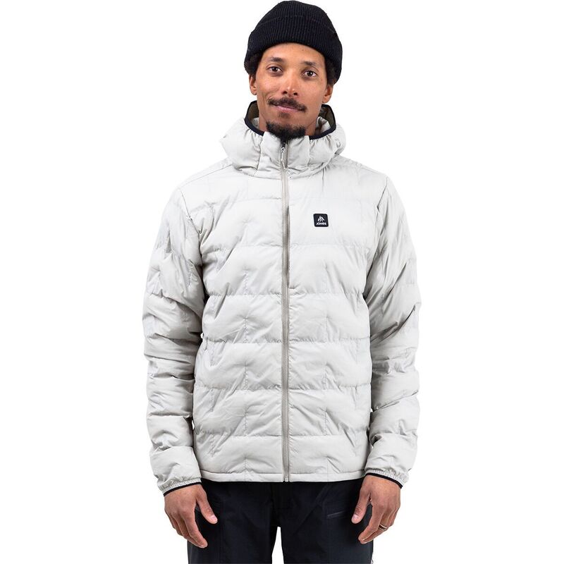 ジョーンズスノーボーズ メンズ アウター ジャケット・ブルゾン パーカー Jonesnowboards Dark Start Recycled Insulated Hoodie - Menmoke Gray グレー
