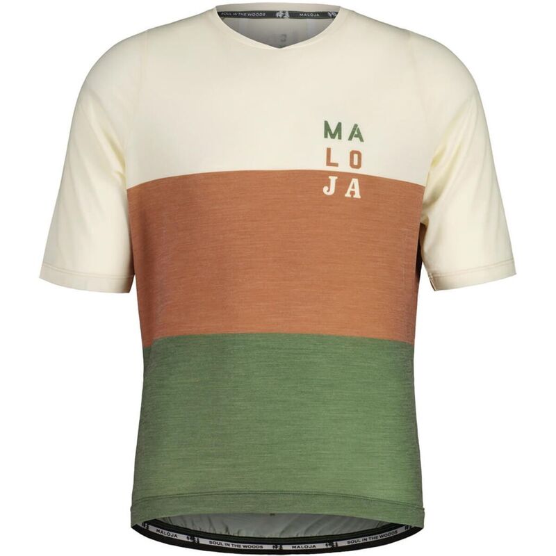 マローヤ メンズ トップス Tシャツ 半袖 ジャージー Maloja JezerskoM Short-Sleeve Gravel Jersey - Men's Amber Multi アンバー