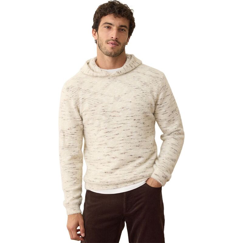 米国海兵隊員 度合い メンズ アウター パーカー・スウェット スウェーター Marine Layer Fuzzy Sweater Hoodie - Men\u0027s Natural Geo