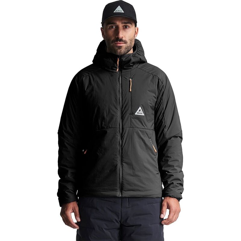 オラージュ メンズ アウター ジャケット・ブルゾン フーデッドジャケット Orage Spine Hooded Jacket - Men's Black ブラック