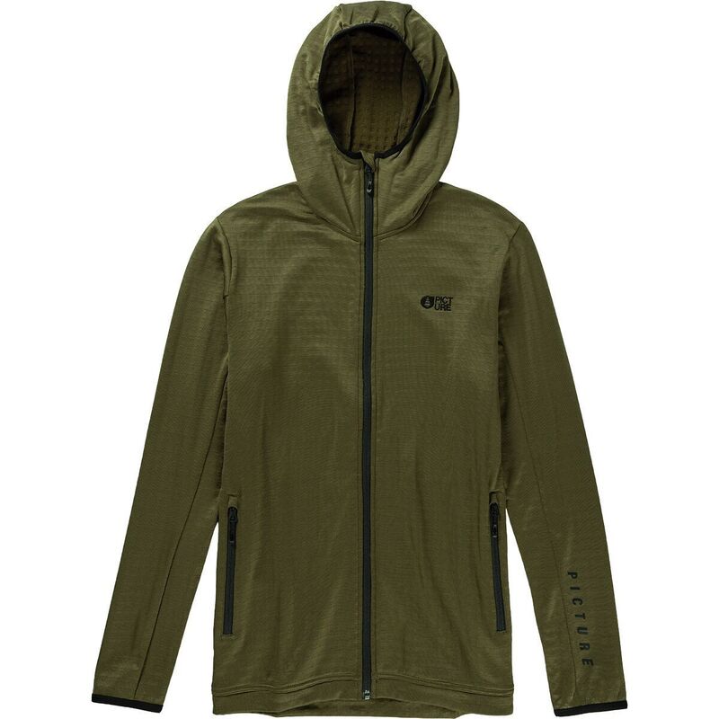 ピクチャー オーガニック メンズ アウター ジャケット・ブルゾン フリース Picture Organic Bake Grid Full-Zip Hooded Fleece - Men's Tobacco｜ReVida 店