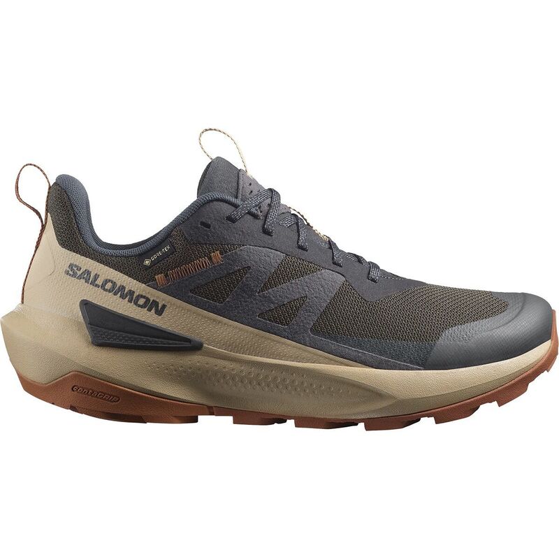 サロモン メンズ シューズ スニーカー Salomon Elixir Activ GTX Shoe - Men's Phantom/Safari/Caramel Cafe