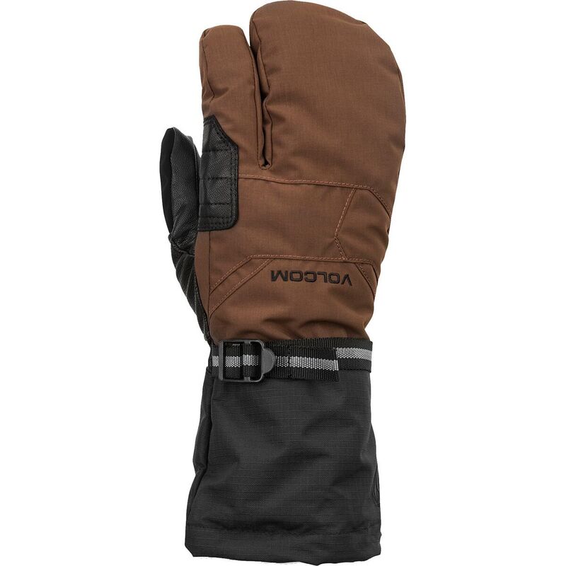 ボルコム メンズ アクセサリー 手袋 Volcom V.Snow Trigger Mitten Brown ブラウン|ReVida 店