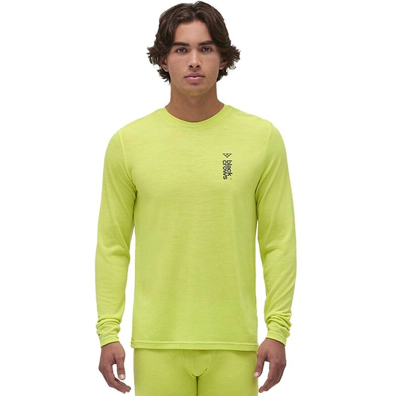 ブラックロウズ メンズ トップス Tシャツ 長袖 Black Crows Merino Long-Sleeve Crew - Men's Neon Yellow イエロー