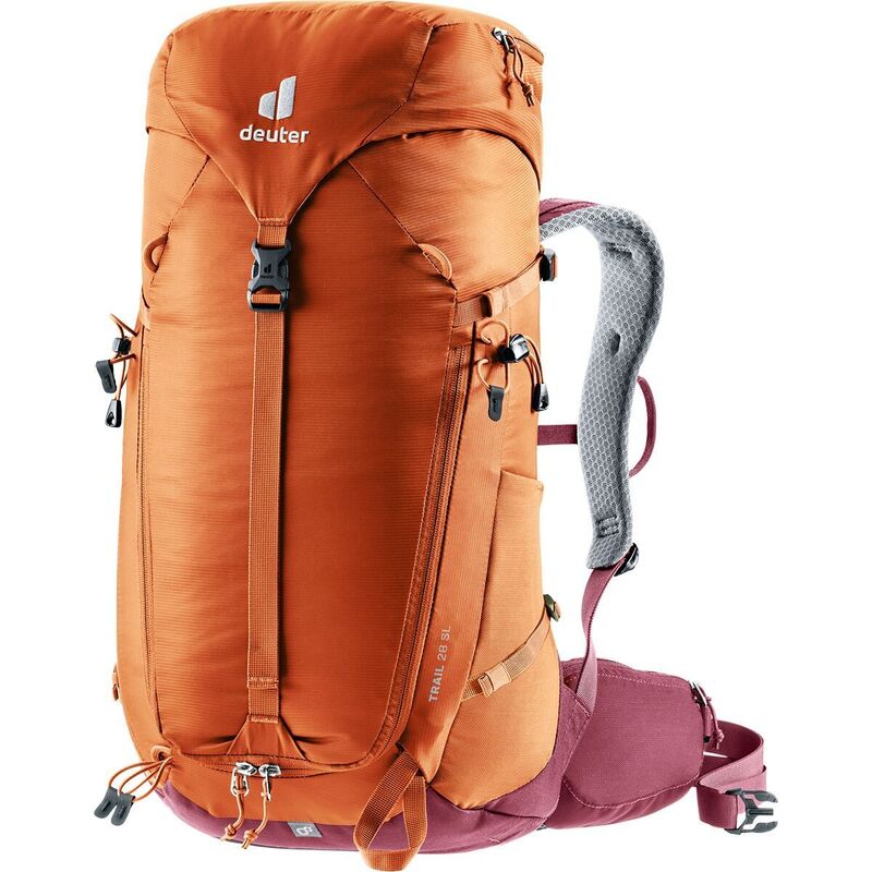 ドイター レディース 御徒面子 うしろ側風呂敷き包み・背嚢 Deuter Trail SL 28L Backpack - Women\u0027s Chestnut/Maron レディースバッグ-バッグ・小物・ブランド雑貨-バックパック・リュック