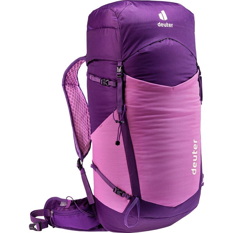 ドイター レディース 御徒面子 うしろ側風呂敷き包み・背嚢 Deuter Speed Lite Pro 28 SL Backpack - Women\u0027s Lotus/Mystic バックパック・リュック-レディースバッグ-バッグ・小物・ブランド雑貨