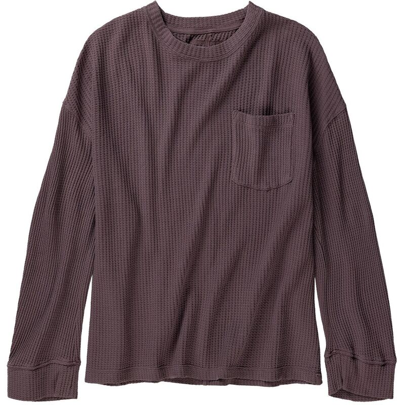 フリーピープル レディース トップス Tシャツ Free People Dawson Pockethermal Top - Women's Dark Purple パープル