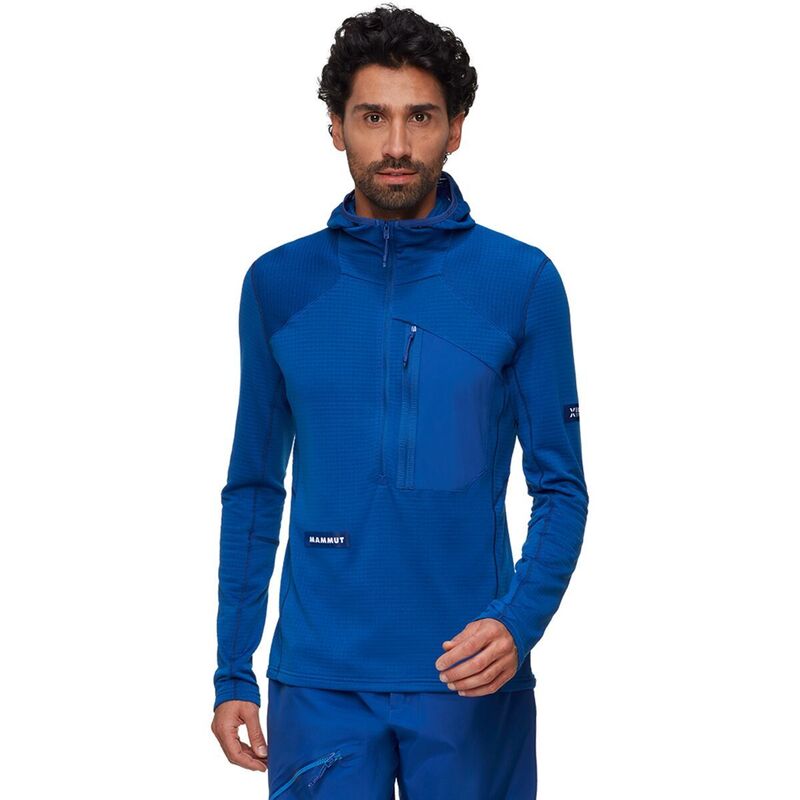 マムート メンズ アウター ジャケット・ブルゾン フーデッドジャケット Mammut Eiger Nordwand Advanced FL 1/2-Zip Hooded Jacket - Men's Eiger Blue ブルー