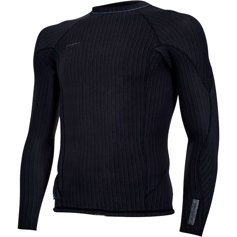 オニール メンズ 水着 上下セット 長袖 O'Neill Hyperfreak Com-X 2mm Long-Sleeve Top - Men's Black/Black ブラック