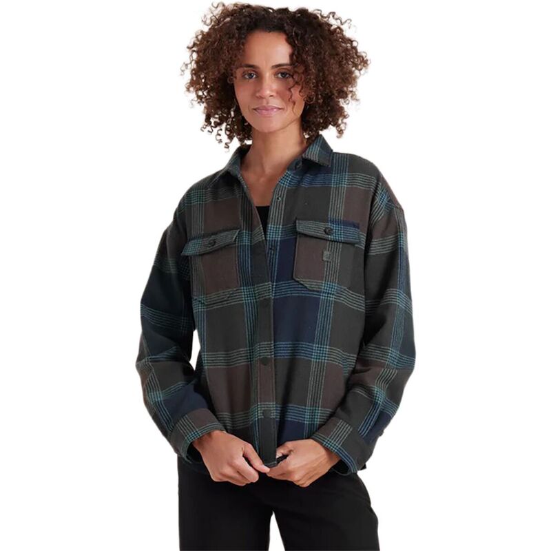 置き目アク レディース トップス ティーシャツ Roark Amberly Flannel - Women\u0027s Deep Navy 米国海軍 トップス-Tシャツ・カットソー-レディースファッション