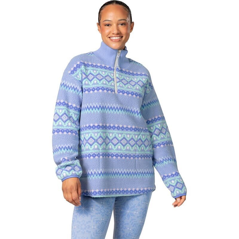 カリ ツラー レディース アウター ジャケット・ブルゾン シャツ Kari Traa Ruthie Midlayer 1/2-Zip Shirt - Women's Iris