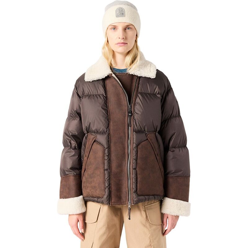 パラジャンパーズ レディース アウター ジャケット・ブルゾン ダウン Parajumpers Chyna Down Jacket - Women's Earth Brown ブラウン|ReVida 店