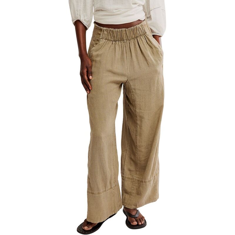 フリーピープル レディース ボトムス カジュアルパンツ リネン Free People Days End Linen Pull On Pant - Women's Caiman