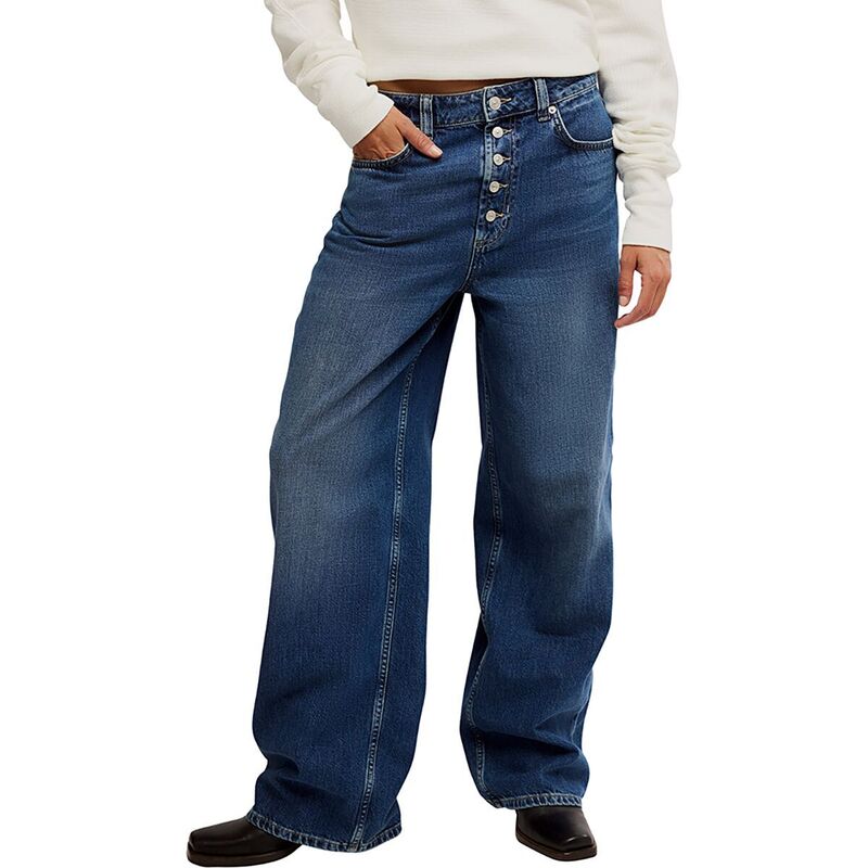 フリーピープル レディース ボトムス カジュアルパンツ Free People Nia Boy Friend Jean - Women's In Too Deep