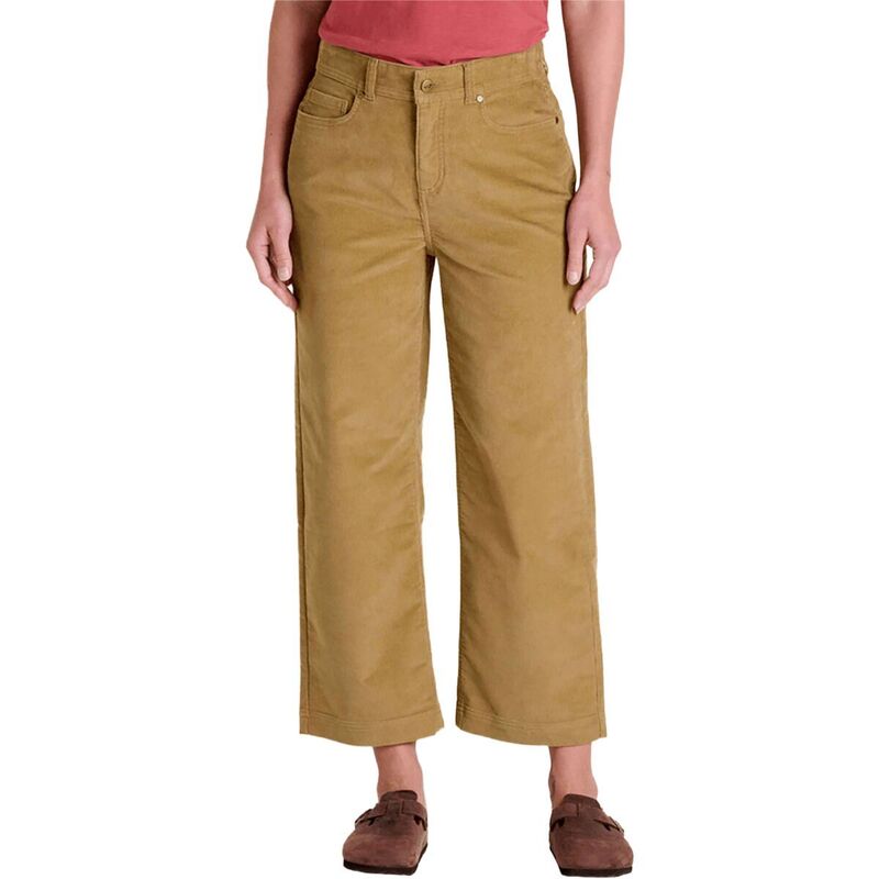 ドード アンドコー レディース ボトムス カジュアルパンツ ワイドレッグ Toad&Coaster Cord Wide Leg Cropant - Women's Honey Brown ブラウン