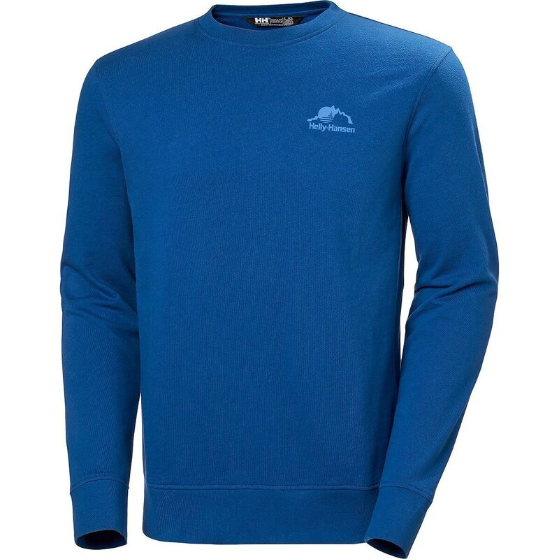 ヘリーハンセン メンズ アウター パーカー・スウェット シャツ グラフィック Helly Hansenord Graphicrew Sweatshirt - Men's Deep Fjord｜ReVida 店