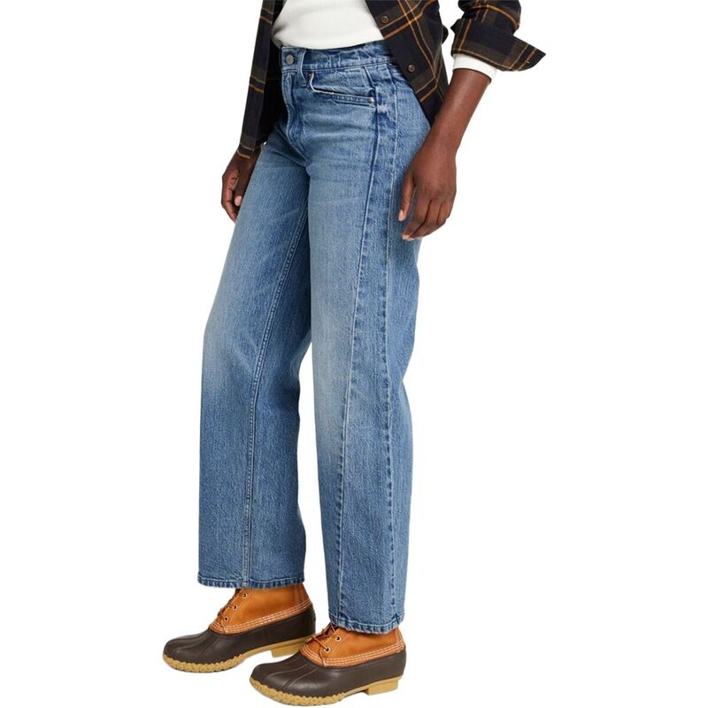 エルエルビーン レディース ボトムス カジュアルパンツ アンクル L.L.Bean Signature 1912 Prem High Rise Barrel Ankle Jean -Women'stonewashed｜ReVida 店