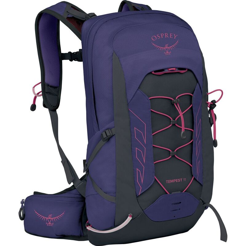 オスプレーパック レディース 御徒面子 うしろ側風呂敷き包み・背嚢 Osprey Packs Tempest 11L Backpack - Women\u0027s Deep Fig/Hotspot Pink さくら色 バックパック・リュック-バッグ・小物・ブランド雑貨-レディースバッグ