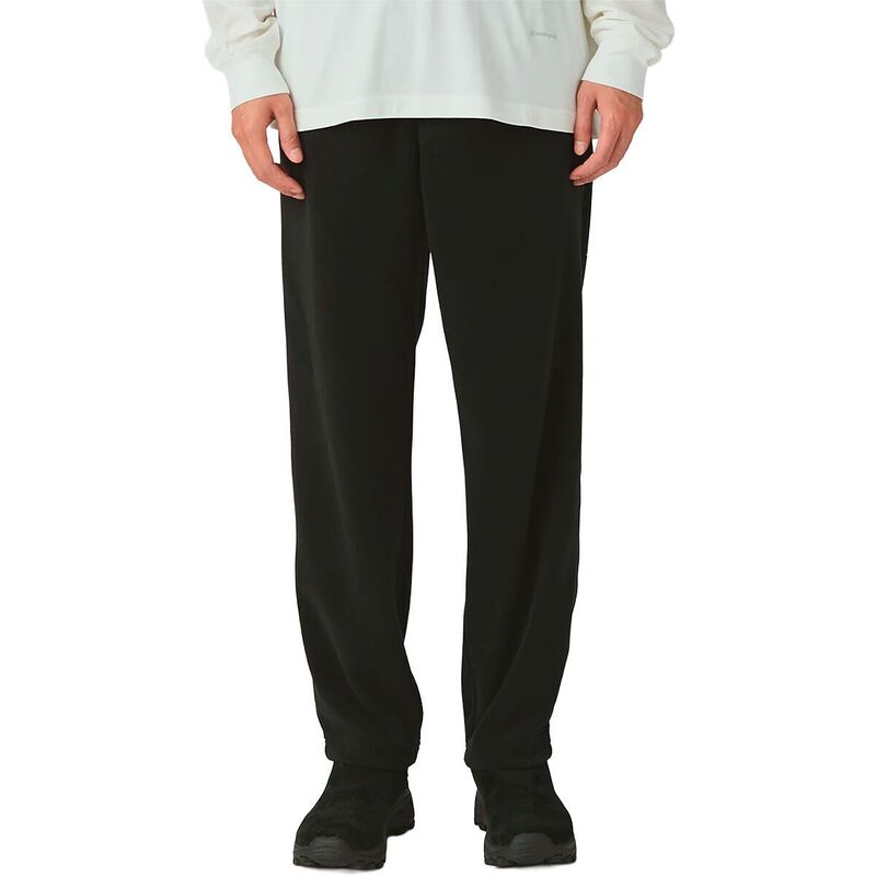 スノーピーク メンズ ボトムス カジュアルパンツ フリース Snow Peak Water-Repellent Fleece Pant Black ブラック
