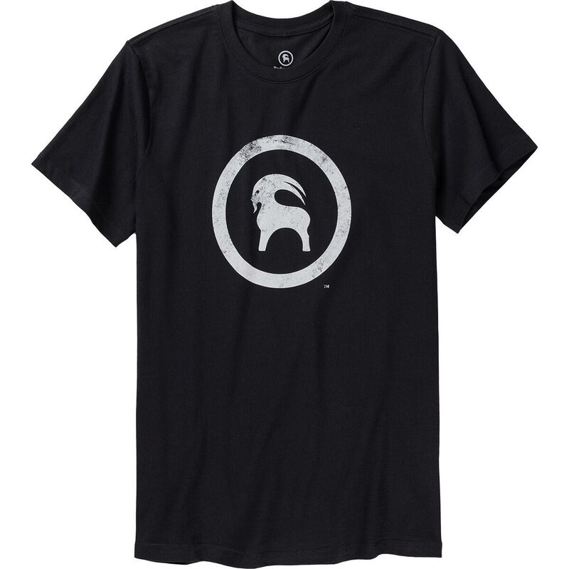 バックカントリー メンズ トップス Tシャツ Backcountry Goat-Shirt Black/White Goat ホワイト
