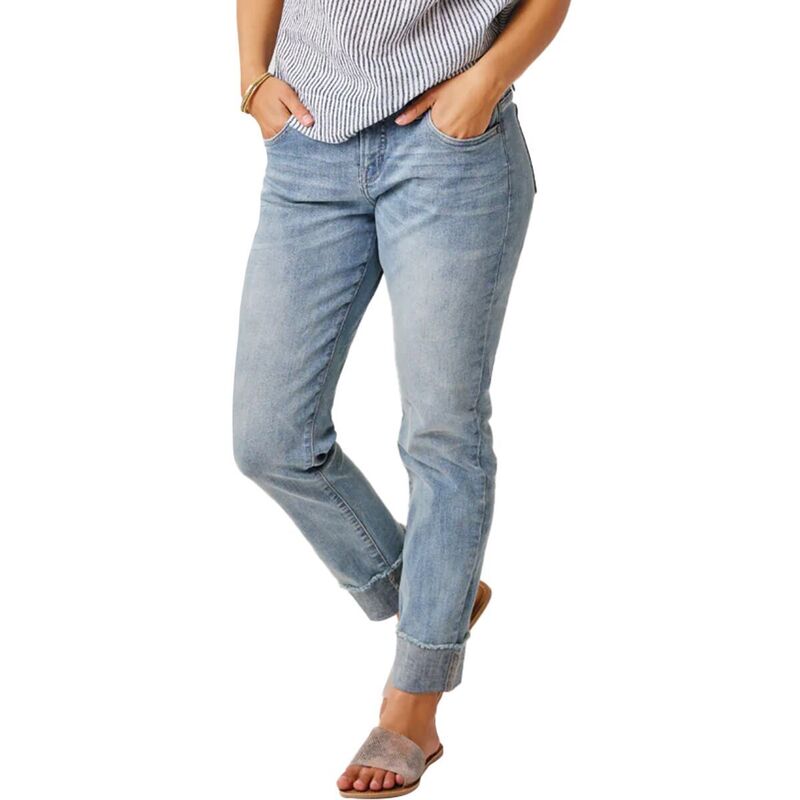カーブデザイン レディース ボトムス カジュアルパンツ Carve Designs Carson Jean - Women's Beach Blue ブルー|ReVida 店
