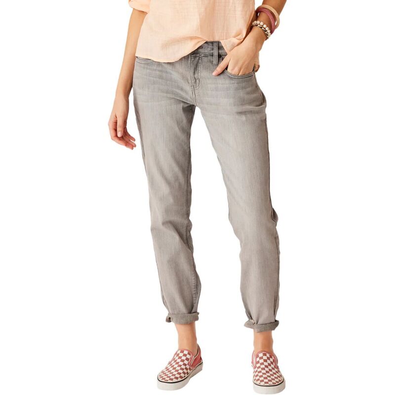 曲線状の形図案化 レディース ボトムス 心地好いズボン下 Carve Designs Carson Jean - Women\u0027s Washed Grey 薄墨色 ボトムス-レディースファッション-パンツ