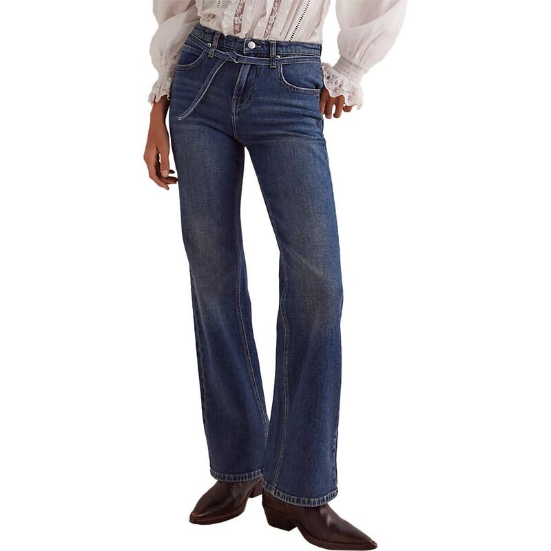 フリーピープル レディース ボトムス 心地好いズボン下 A 伝達ルート Free People Sabine Slim A Line Jean - Women\u0027s Hibernate