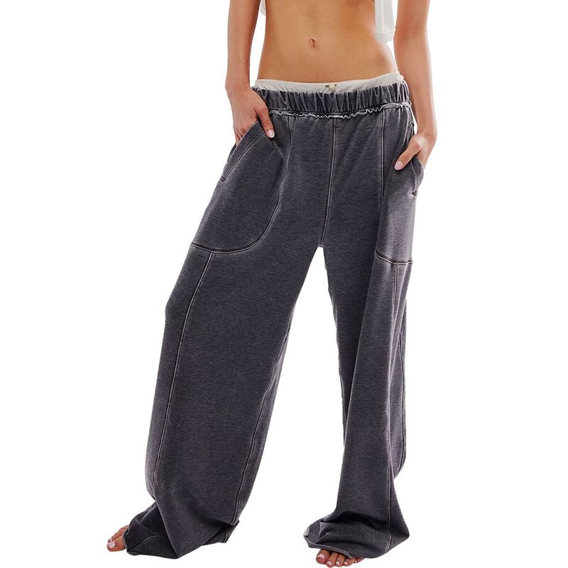 フリーピープル レディース ボトムス カジュアルパンツ Free People Dont Wait Up Lounge Pant - Women's Black ブラック｜ReVida 店