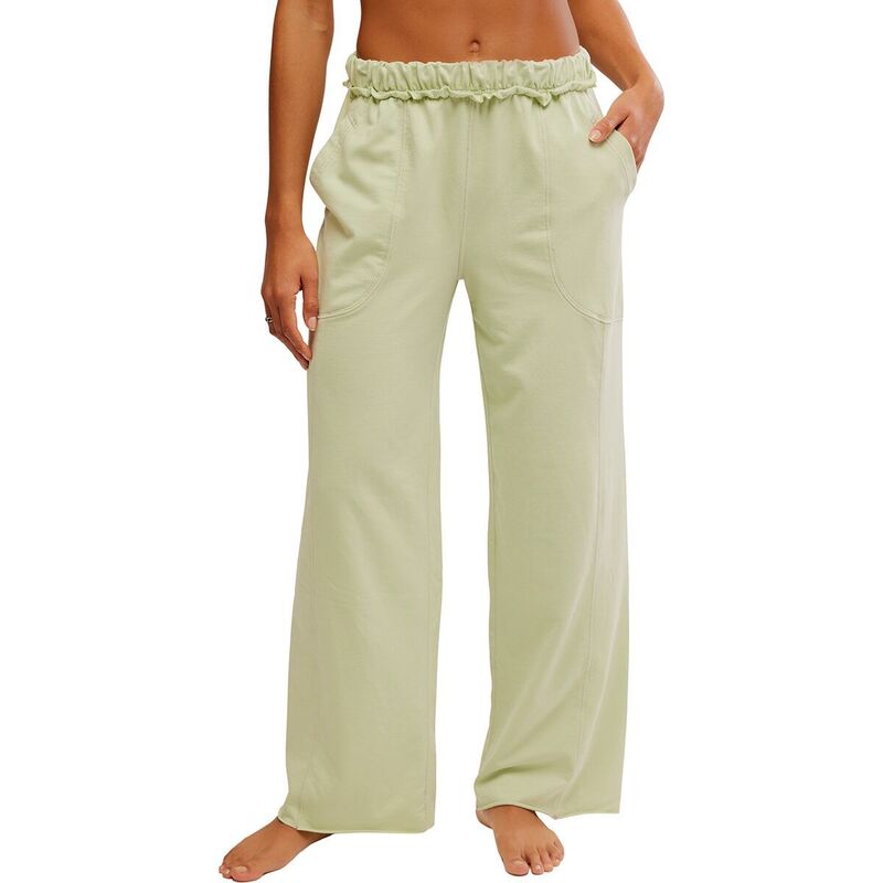 フリーピープル レディース ボトムス カジュアルパンツ Free People Dont Wait Up Lounge Pant - Women's Celadon Green グリーン｜ReVida 店