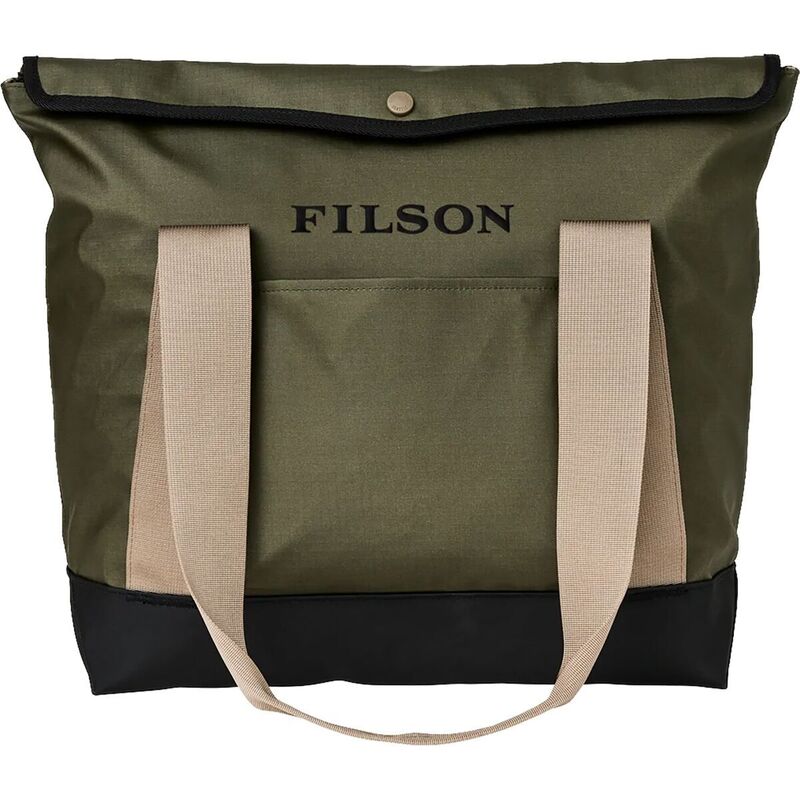 フィルソン メンズ 御徒面子 Filson All-Weather Tote Bag Olive/Black/Covert 黒いこと