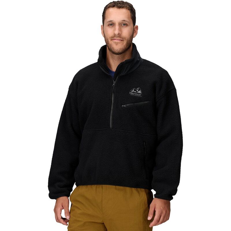 マーモット メンズ アウター ジャケット・ブルゾン フリース Marmot 94 E.C.O. Recycled Fleece Jacket - Men's Black/Black ブラック|ReVida 店