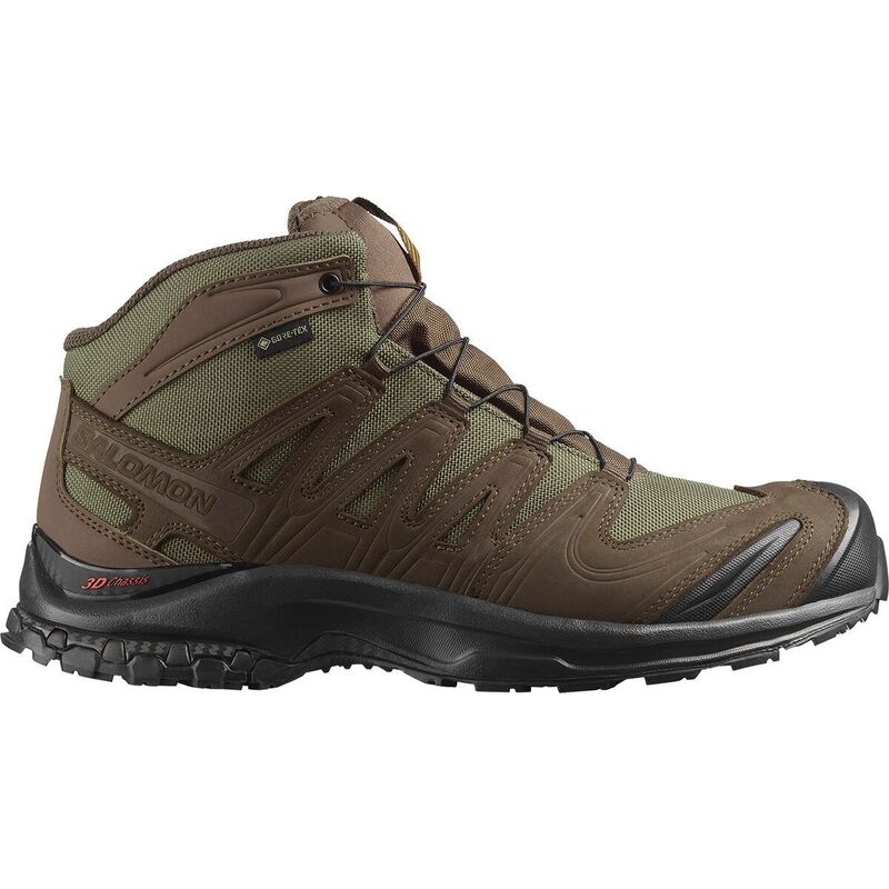 サロモン メンズ シューズ ブーツ・レインブーツ Salomon XA Tracker GTX Hiking Boot Earth Brown/Olive Night/Black ブラック